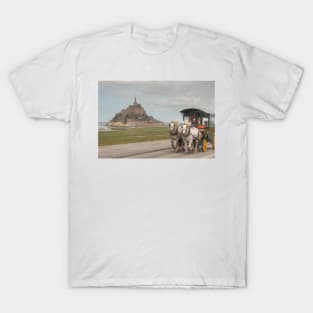 Mont Saint Michel & the Hippomobile T-Shirt